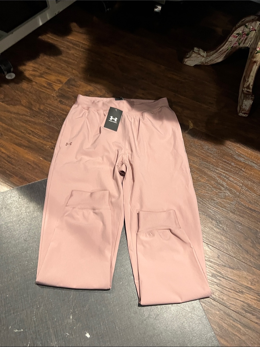 Women’s Under Armour Dusty, Rose, color Pink Track Pants Joggers